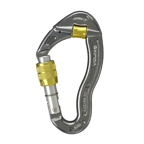 25KN-Screw-Locking-Carabiner,hardware solution for climbing, zipline, rope courses