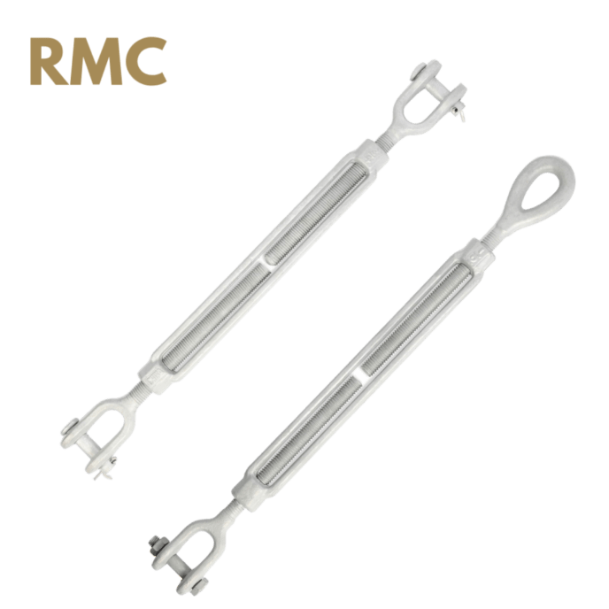 Jaw and jaw, jaw and eye powder coating Turnbuckle 