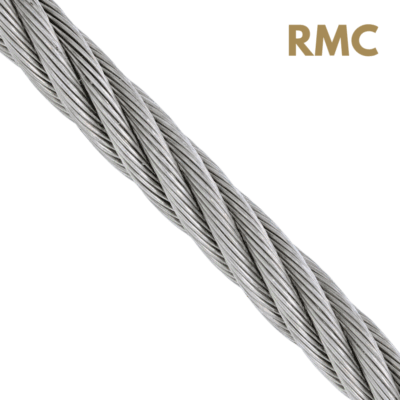 Galvanized Steel wire rope for zipline course, 1X19, 6X7