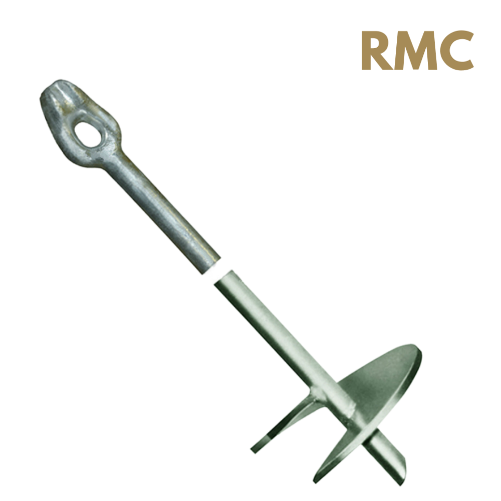 Galvanized Steel, Alloy Ground Anchor for Rope courses design and building