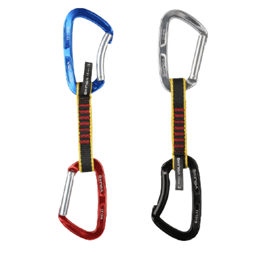 UIAA_Certified_Best_quality_quickdraw_sling__two_carabiners_with_one_dogbone