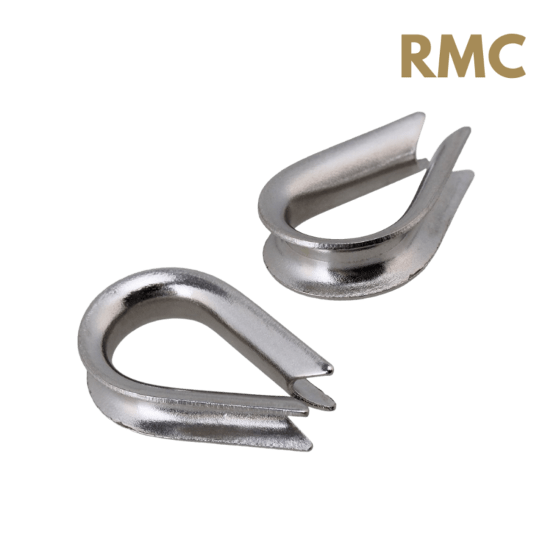 Heavy Duty Stainless steel wire rope thimble for rope courses construction