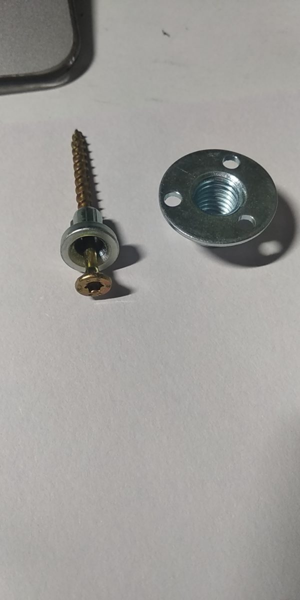 M5 Volume screw inserts with M4 Torx Head Screw