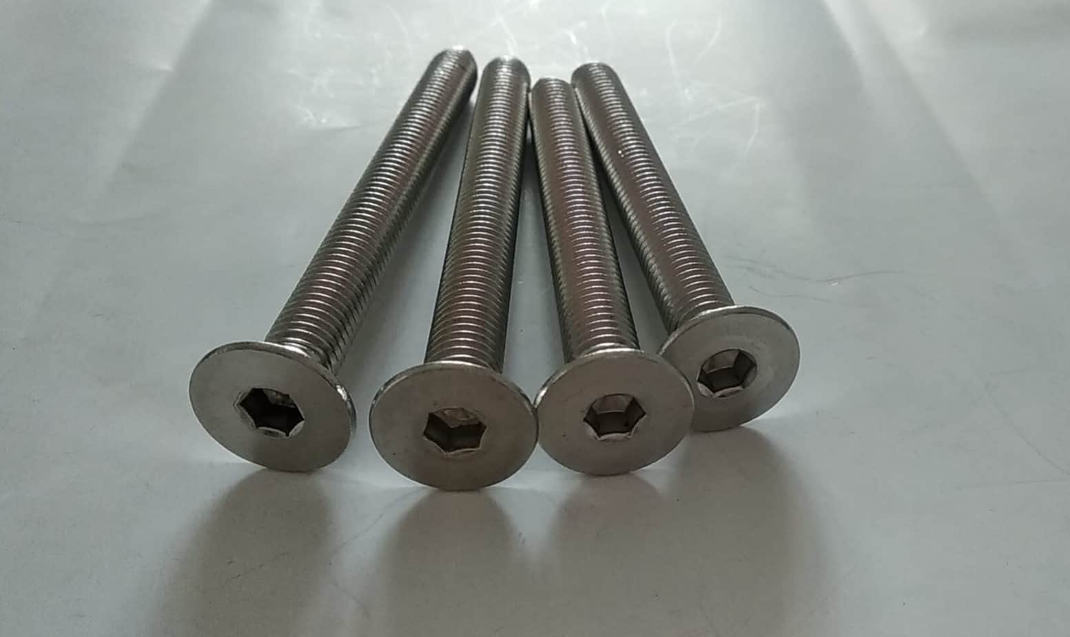 3/8”-16 x 4” Inch countersunk bolts for climbing holds_RMC