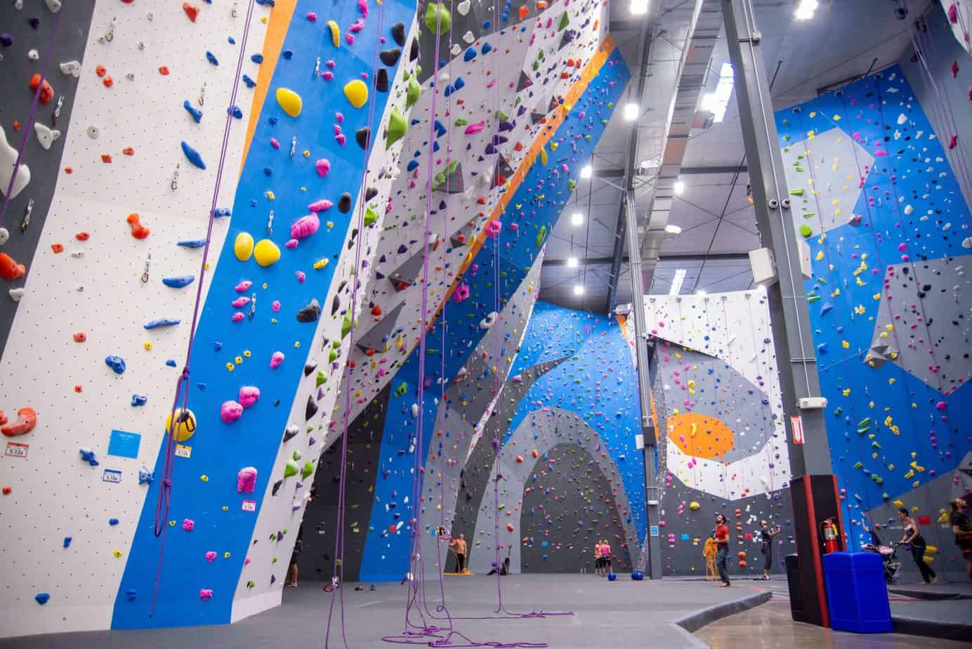 Artificial Climbing Wall feature and Structure in a climbing gym_RMC
