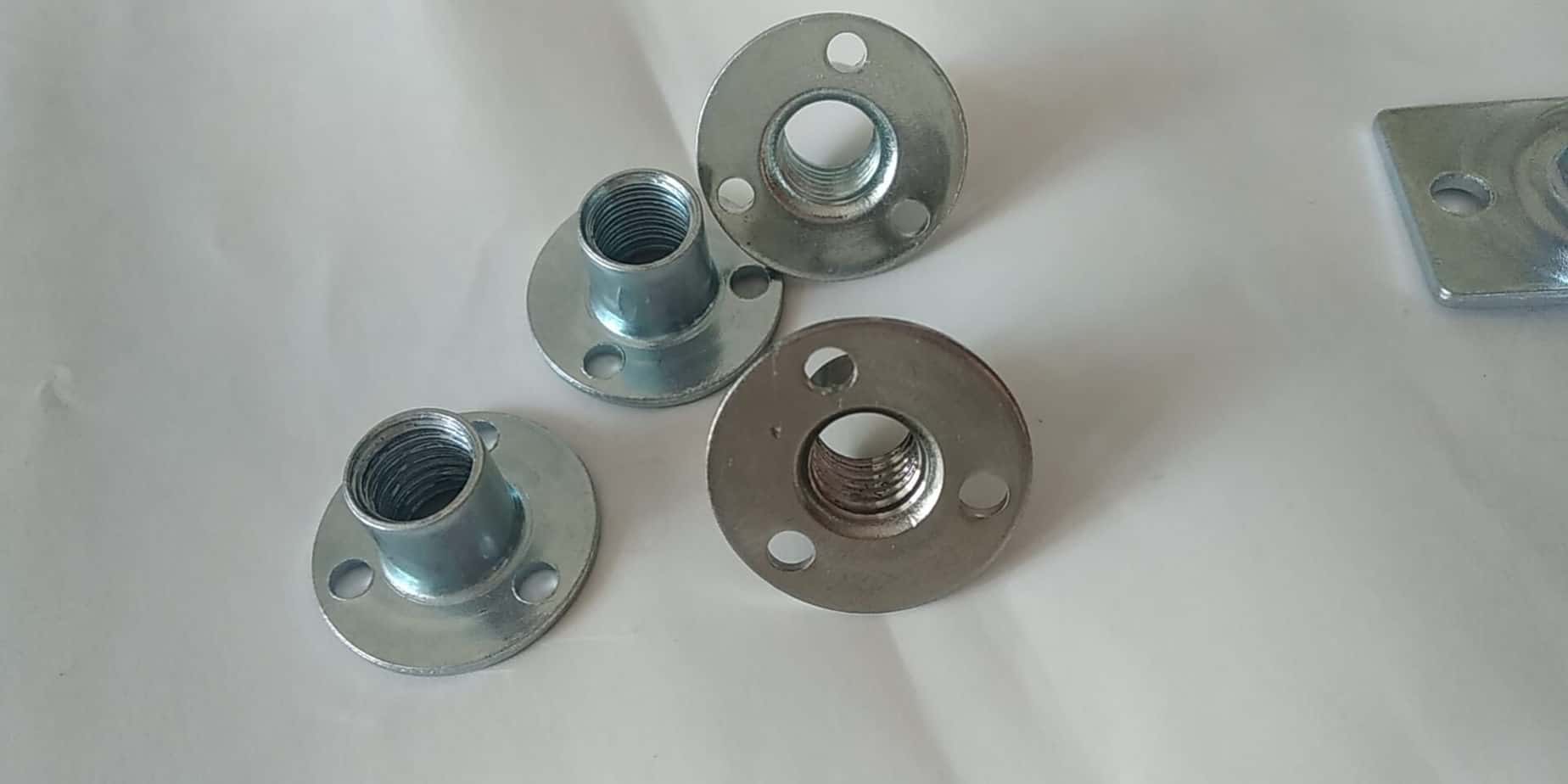 Screw-in Stainless steel, carbon steel M10X12X25 Round Base T-Nuts for climbing Volumes_RMC
